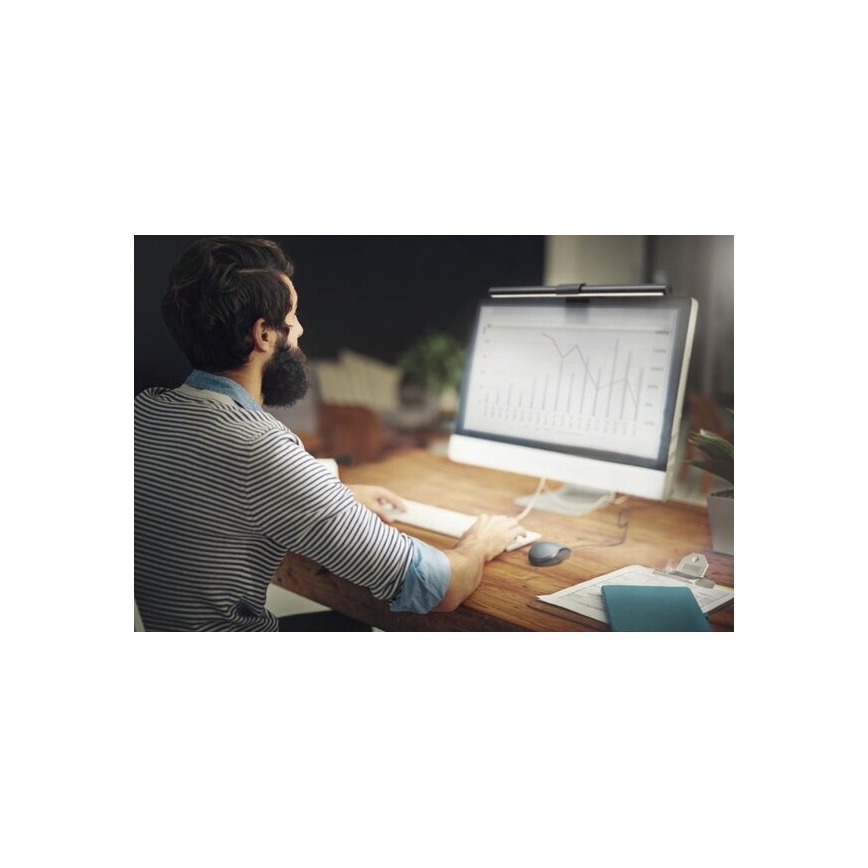 Ledvance - Iluminación LED regulable para monitores SUN@HOME LED/2,5W/5V 2200-5000K CRI 95 Wi-Fi