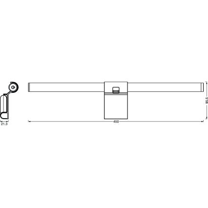 Ledvance - Iluminación LED regulable para monitores SUN@HOME LED/2,5W/5V 2200-5000K CRI 95 Wi-Fi