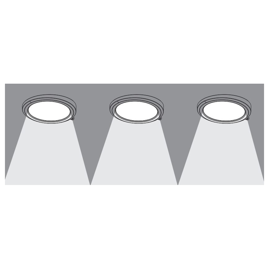 Ledvance - JUEGO 3x LED Lámpara regulable bajo el mueble de cocina SMART+ LED/6,5W/230V 3000-6500K Wi-Fi