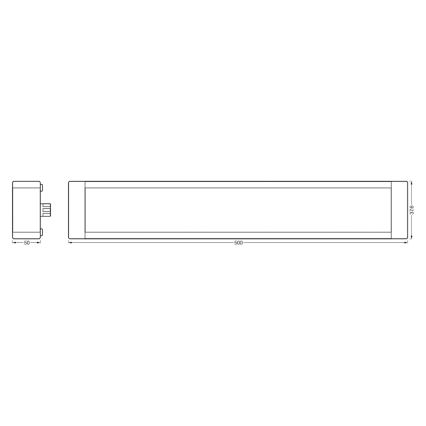 Ledvance - Juego de extensión lámpara LED regulable bajo el armario de la cocina SMART+ UNDERCABINET LED/8W/24V 2700-6500K Wi-Fi