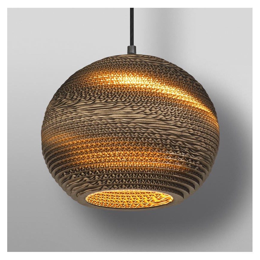 Ledvance - Lámpara colgante DECOR CARDBOARD 1xE27/15W/230V diá. 26 cm