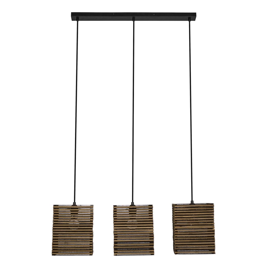 Ledvance - Lámpara colgante DECOR CARDBOARD 3xE27/15W/230V