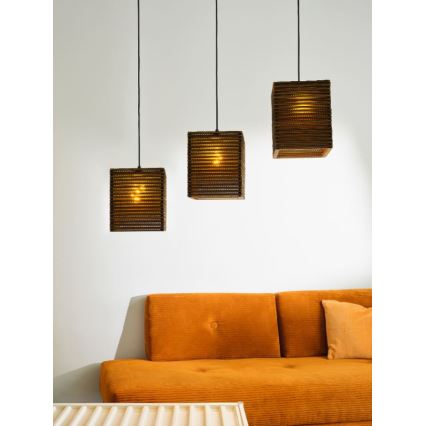 Ledvance - Lámpara colgante DECOR CARDBOARD 3xE27/15W/230V
