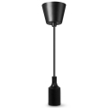 Ledvance - Lámpara colgante PENDULUM BELL 1xE27/15W/230V negro