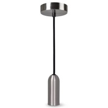 Ledvance - Lámpara colgante PENDULUM ROUND 1xE27/15W/230V cromo mate