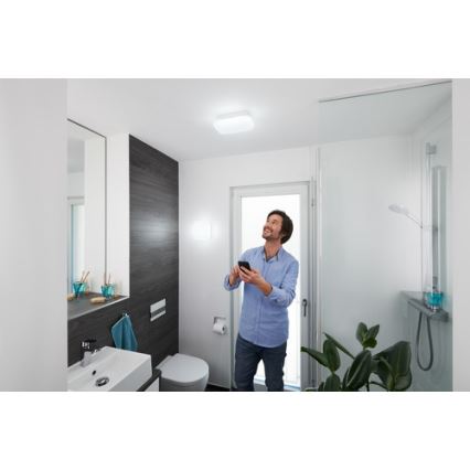 Ledvance - Lámpara de baño LED regulable SMART+ AQUA LED/12W/230V 3000-6500K IP44 Wi-Fi