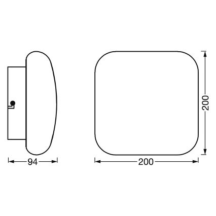 Ledvance - Lámpara de baño LED regulable SMART+ AQUA LED/12W/230V 3000-6500K IP44 Wi-Fi