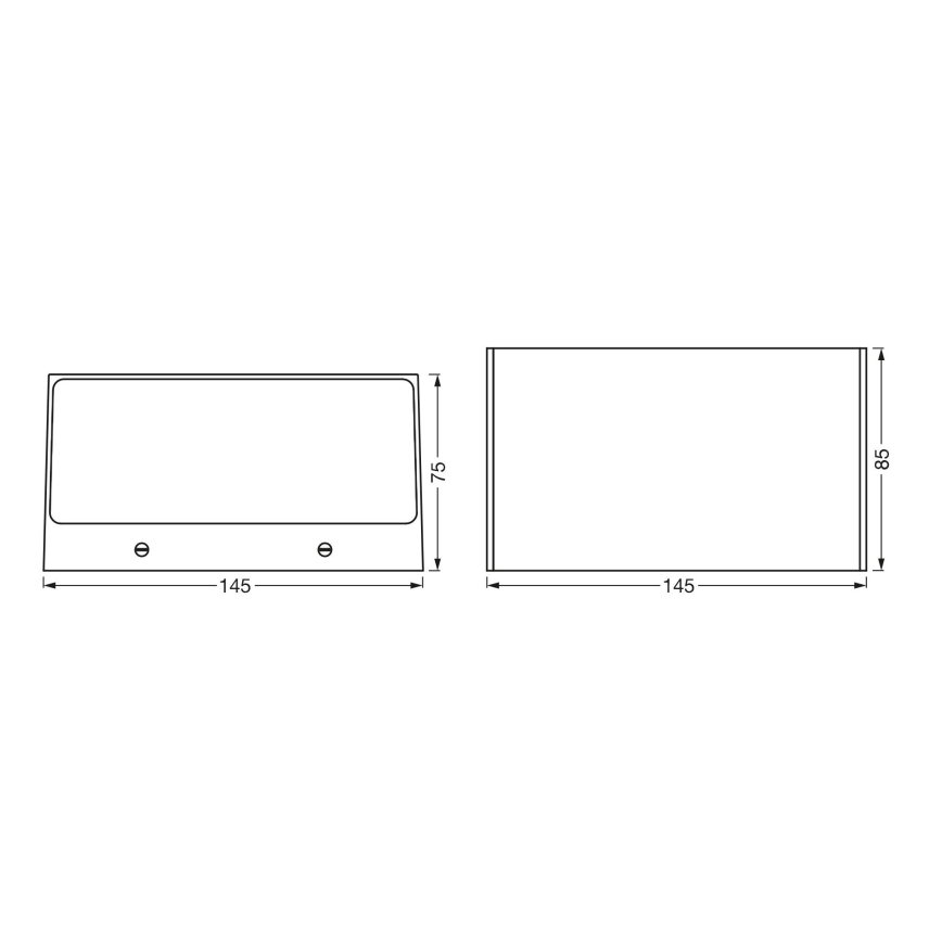Ledvance - Aplique LED RGBW regulable para exteriores SMART+ BRICK LED/14W/230V Wi-Fi IP44