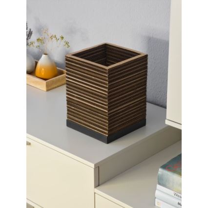 Ledvance - Lámpara de mesa DECOR CARDBOARD 1xE27/15W/230V 20x20 cm