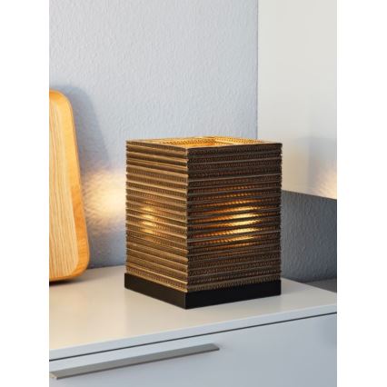 Ledvance - Lámpara de mesa DECOR CARDBOARD 1xE27/15W/230V 20x20 cm