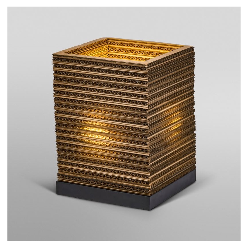 Ledvance - Lámpara de mesa DECOR CARDBOARD 1xE27/15W/230V 20x20 cm
