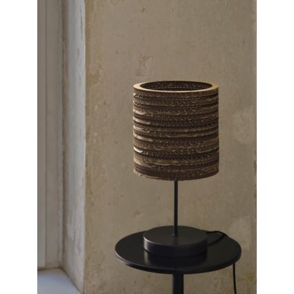 Ledvance - Lámpara de mesa DECOR CARDBOARD 1xE27/15W/230V diá. 20 cm