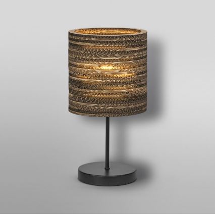 Ledvance - Lámpara de mesa DECOR CARDBOARD 1xE27/15W/230V diá. 20 cm