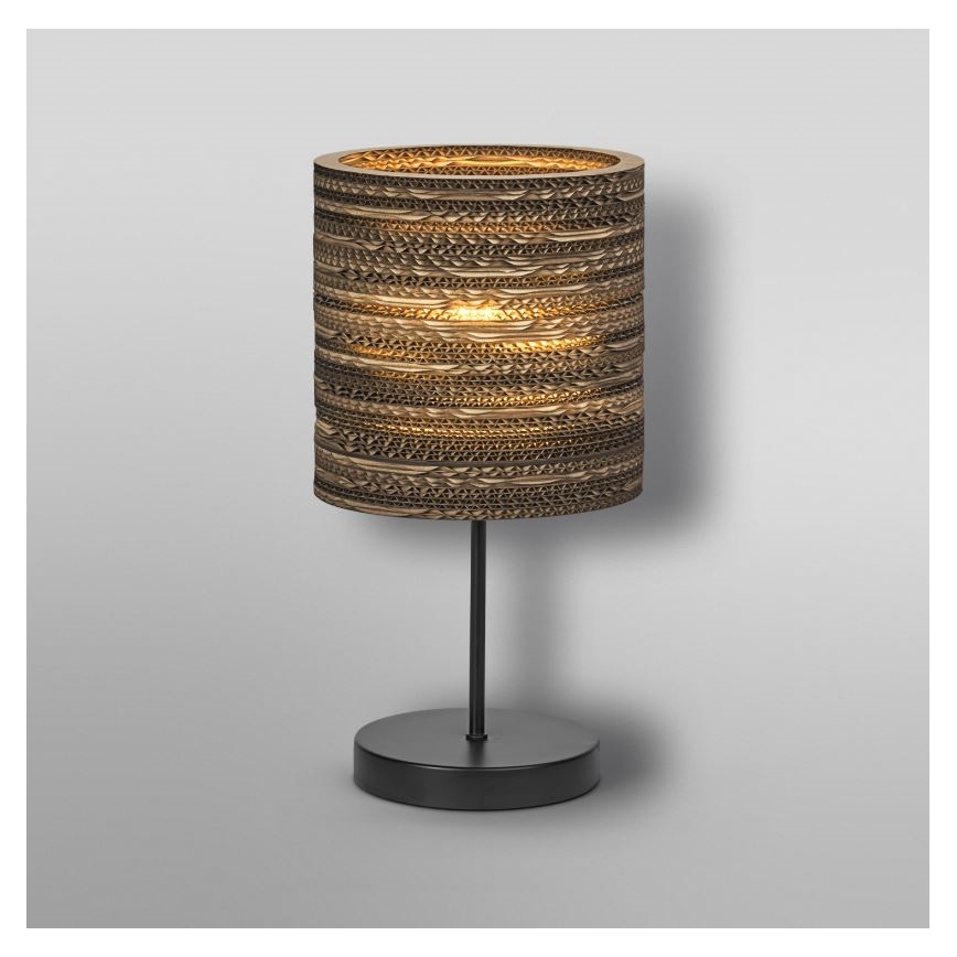 Ledvance - Lámpara de mesa DECOR CARDBOARD 1xE27/15W/230V diá. 20 cm