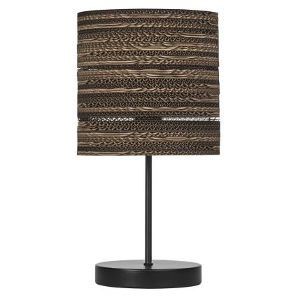 Ledvance - Lámpara de mesa DECOR CARDBOARD 1xE27/15W/230V diá. 20 cm