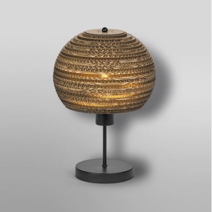 Ledvance - Lámpara de mesa DECOR CARDBOARD 1xE27/15W/230V diá. 26 cm