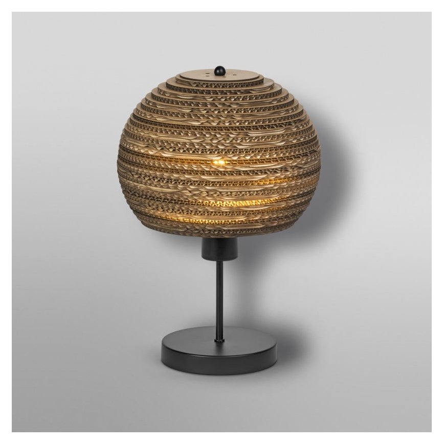Ledvance - Lámpara de mesa DECOR CARDBOARD 1xE27/15W/230V diá. 26 cm