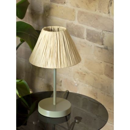 Ledvance - Lámpara de mesa DECOR RAFFIA 1xE27/15W/230V rafia