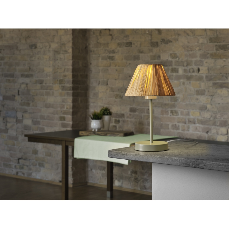 Ledvance - Lámpara de mesa DECOR RAFFIA 1xE27/15W/230V rafia
