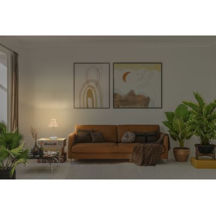 Ledvance - Lámpara de mesa DECOR RAFFIA 1xE27/15W/230V rafia