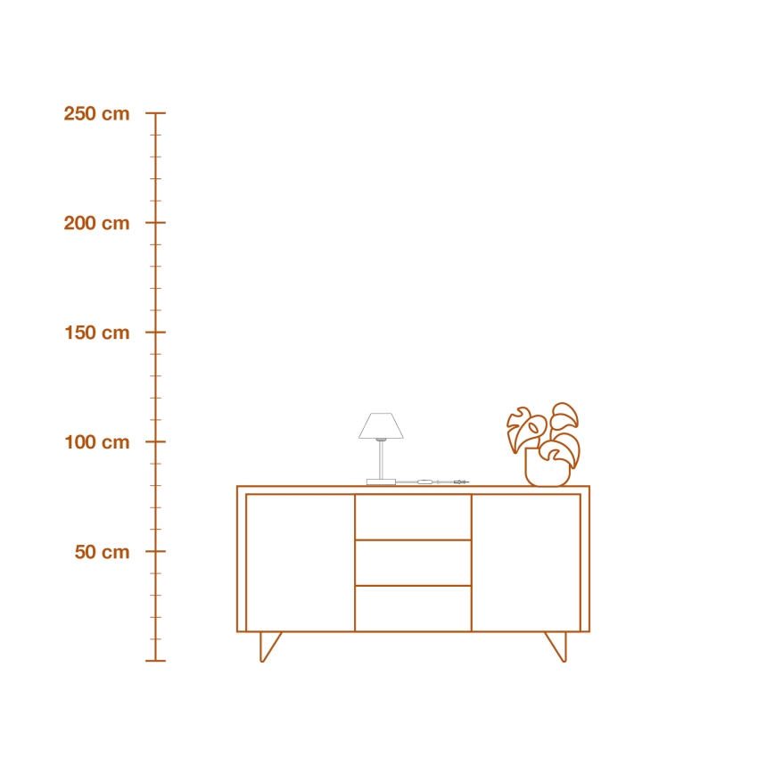 Ledvance - Lámpara de mesa DECOR RAFFIA 1xE27/15W/230V rafia
