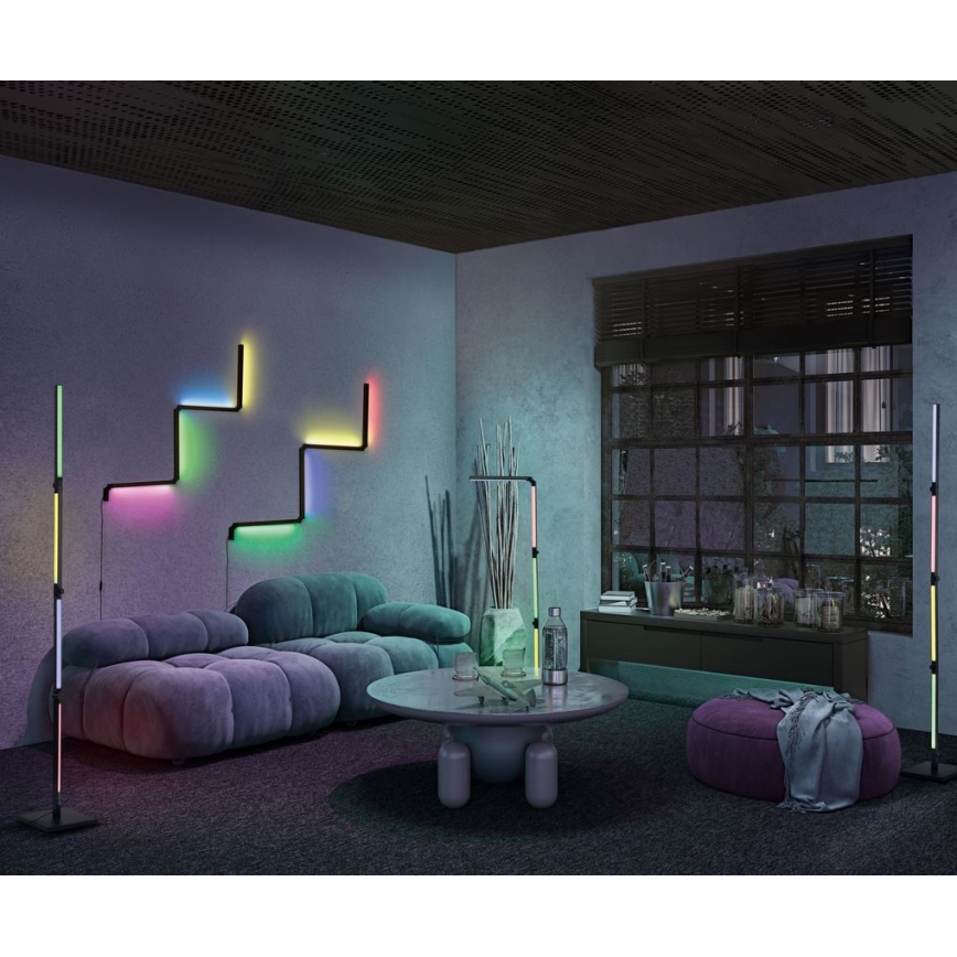 Ledvance - Lámpara de pie LED RGBW regulable 2en1 SMART+ MAGIC LED/24W/230V Wi-Fi