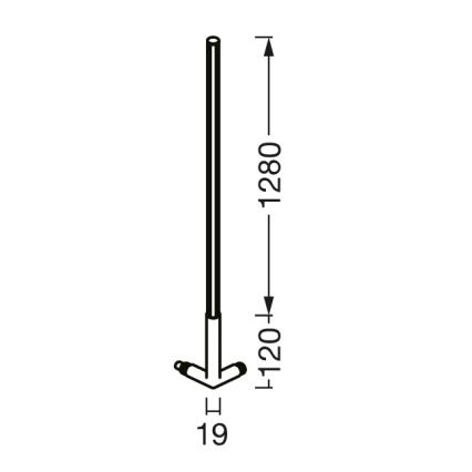 Ledvance - Lámpara de pie LED RGBW regulable SMART+ CORNER LED/14W/230V 3000-6500K Wi-Fi