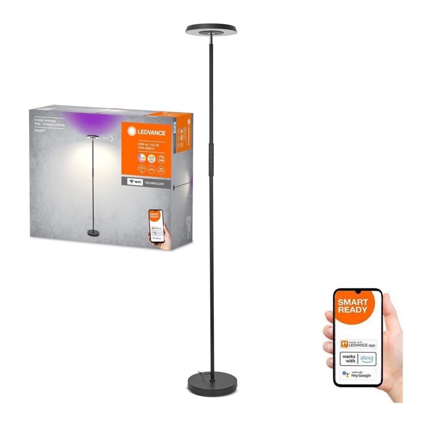 Ledvance - Lámpara de pie LED RGBW regulable SMART+ FLOOR LED/13,5W/230V 2700-5000K Wi-Fi