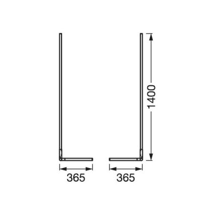 Ledvance - Lámpara de pie LED RGBW regulable SMART+ FLOOR LED/14W/230V 2700-6500K Wi-Fi + mando a distancia