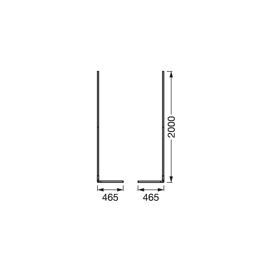 Ledvance - Lámpara de pie LED RGBW regulable SMART+ FLOOR LED/20W/230V 2700-6500K Wi-Fi negro + mando a distancia