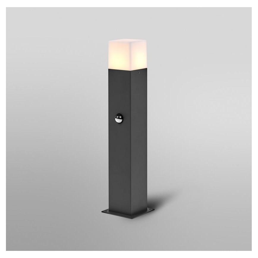 Ledvance - Lámpara exterior con sensor FIGO SQUARE 1xE27/20W/230V IP44