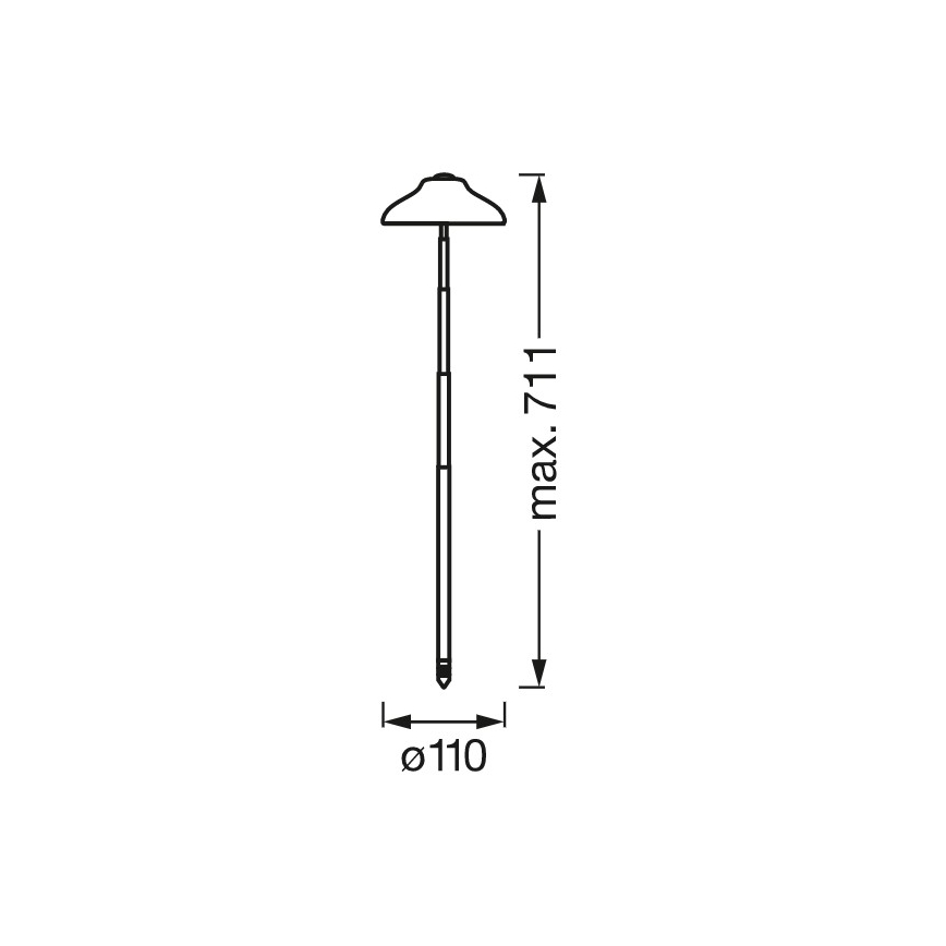 Ledvance - Lámpara interior LED GARDEN LIGHT LED/5W/5V