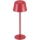 Ledvance - Lámpara LED de exterior recargable y regulable TABLE LED/2,5W/5V IP54 rojo