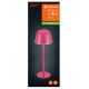 Ledvance - Lámpara LED de exterior recargable y regulable TABLE LED/2,5W/5V IP54 rojo