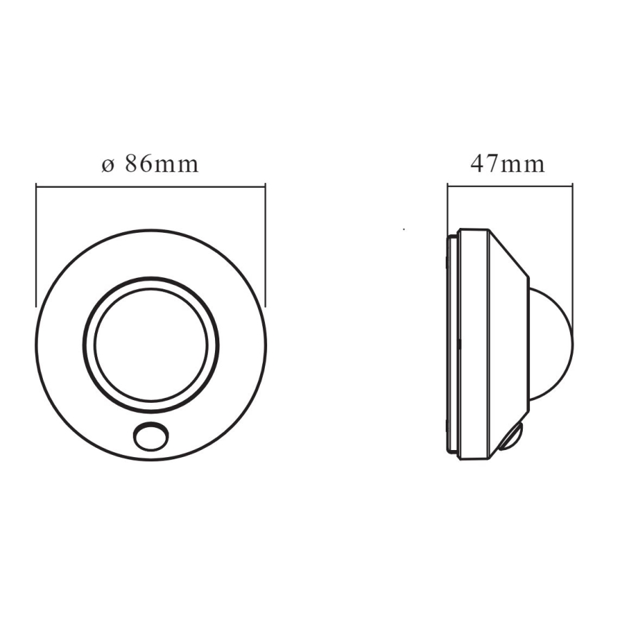 Ledvance - Lámpara LED de orientación con sensor NIGHTLUX LED/1,7W/3xAA 4000K