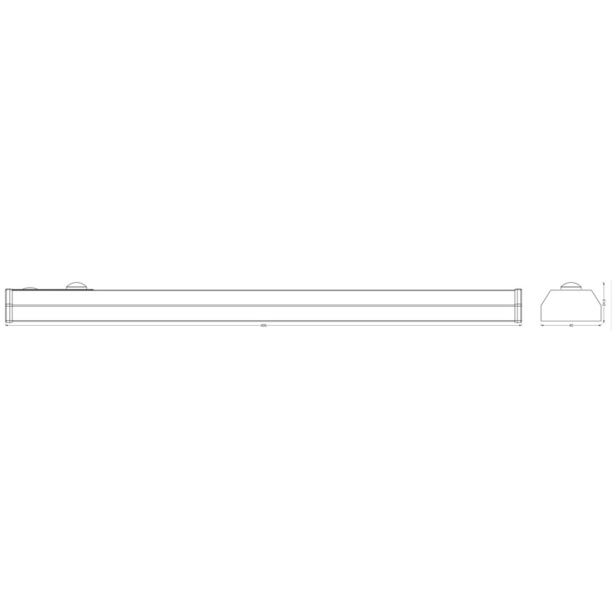 Ledvance - Lámpara LED para bajo mueble de cocina con sensor LED MÓVIL/1W/5V 1000 mAh 4000K 40 cm