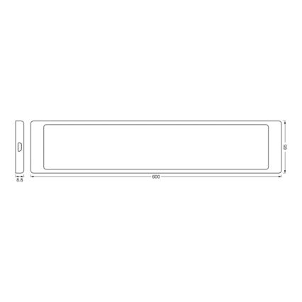 Ledvance - Lámpara LED regulable bajo el armario de la cocina UNDERCABINET LED/12W/230V 2700-6500K Wi-Fi