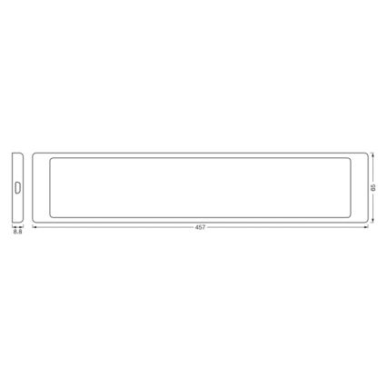 Ledvance - Lámpara LED regulable bajo el armario de la cocina UNDERCABINET LED/7W/230V 2700-6500K Wi-Fi