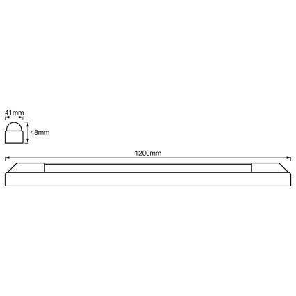 Ledvance - Lámpara LED Underline POWER BATTEN LED/24W/230V 4000K