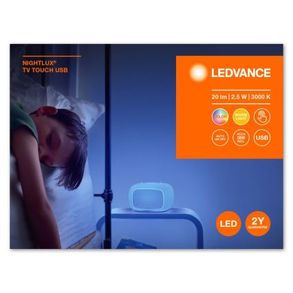 Ledvance - Lámpara nocturna para niños TOUCH LED/2,5W/5V