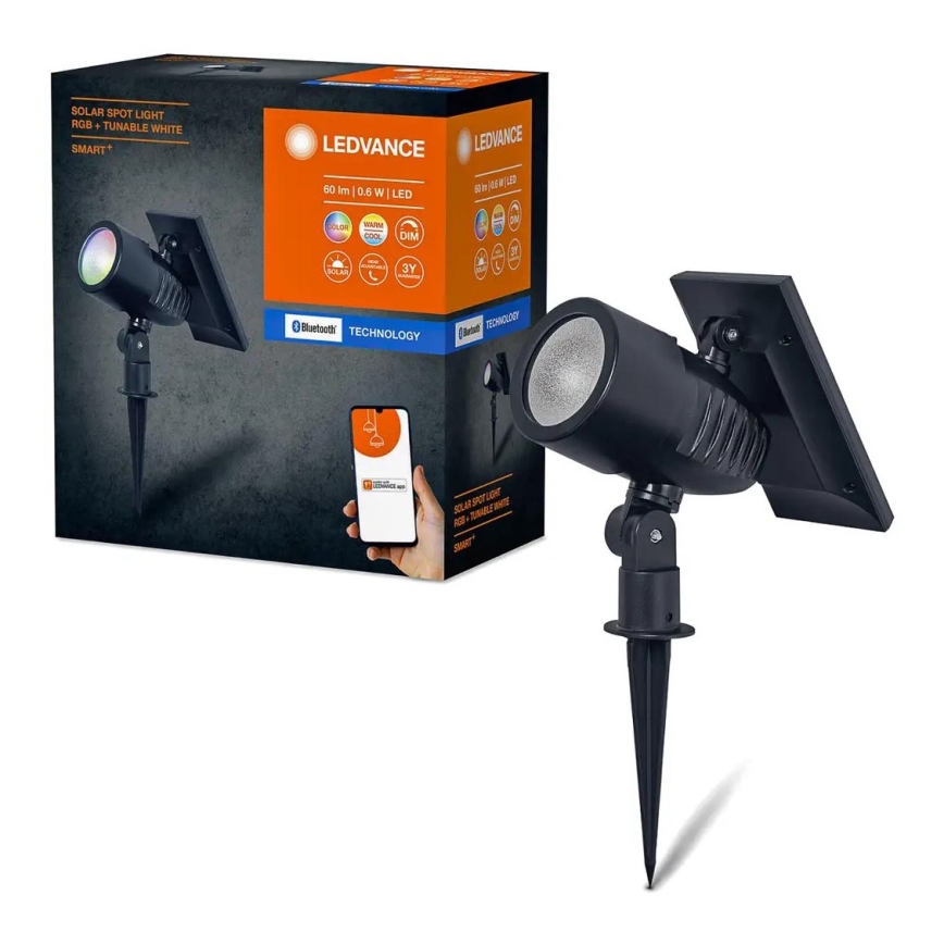 Ledvance - Lámpara solar LED RGBW regulable SMART+ SOLAR LED/0,6W/3,7V 2000 mAh 3000-6500K IP44