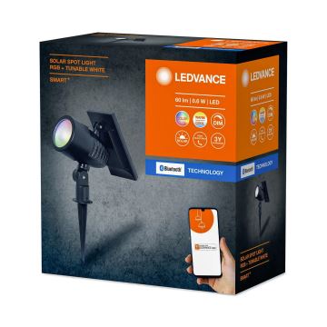 Ledvance - Lámpara solar LED RGBW regulable SMART+ SOLAR LED/0,6W/3,7V 3000-6500K IP44