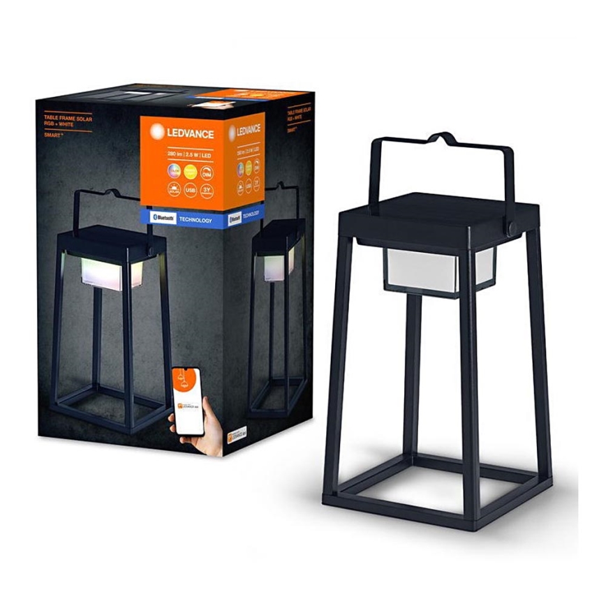 Ledvance - Lámpara solar LED RGBW regulable SMART+ TABLE LED/2,5W/3,7V 2200 mAh IP44