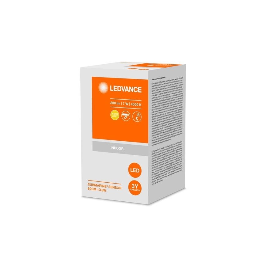 Ledvance - Lámpara técnica LED con sensor SUBMARINE 1xG13/8W/230V IP65