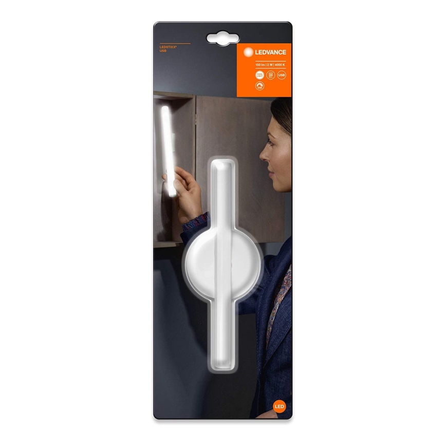 Ledvance - LED Iluminación de espejo regulable LEDSTIXX LED/2W/Li-Ion 800 mAh IP44 CRI 90