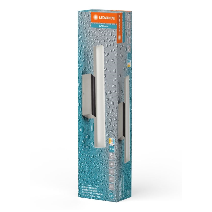 Ledvance - LED Regulable táctil espejo iluminación ORBIS MIRROR LED/6,8W/230V 40 cm 3000/4000K IP44