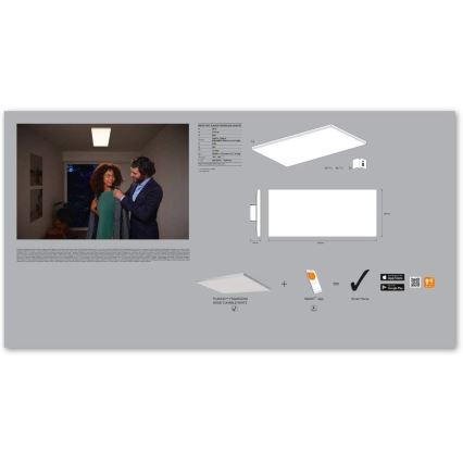 Ledvance - LED Plafón regulable SMART+ FRAMELESS LED/28W/230V 3000K-6500K Wi-Fi