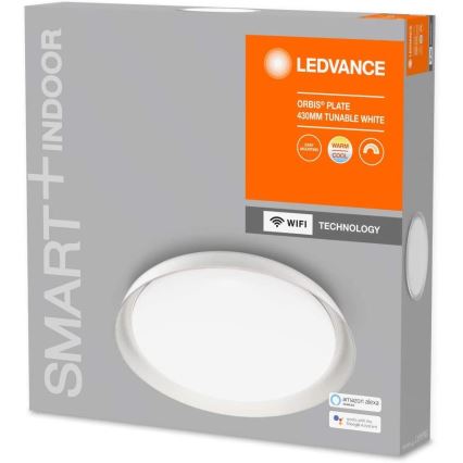 Ledvance - LED Plafón regulable SMART+ PLATE LED/24W/230V 3000K-6500K Wi-Fi