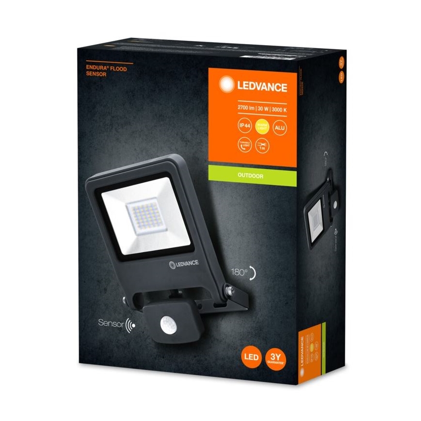 Ledvance - LED Reflector con sensor ENDURA LED/30W/230V IP44
