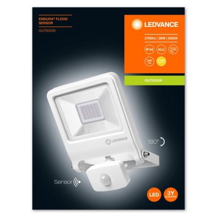 Ledvance - LED Reflector con sensor ENDURA LED/30W/230V IP44